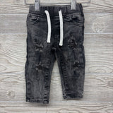 Pull On Drawstring Distressed Ashton Jeans 6-12M