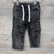 Pull On Drawstring Distressed Ashton Jeans 6-12M