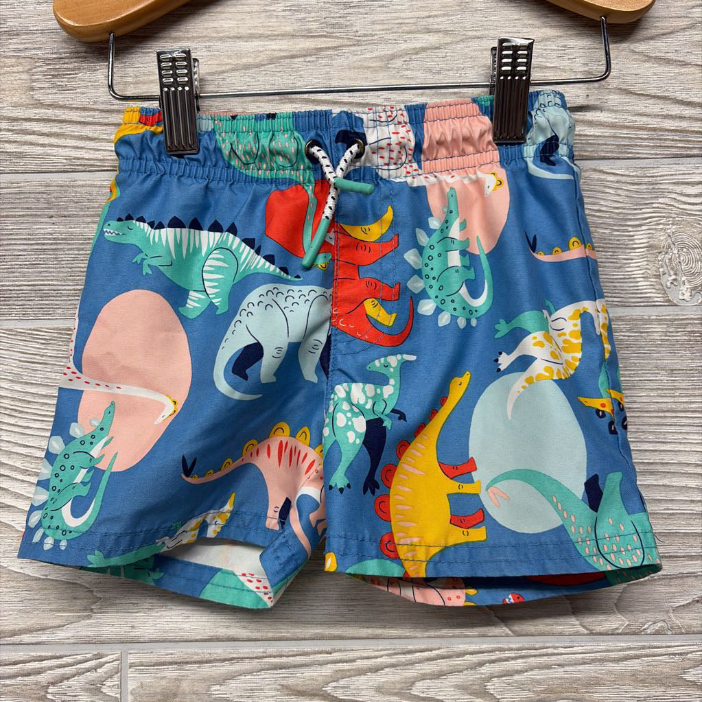Drawstring Swim Trunks Dinosaurs 12M