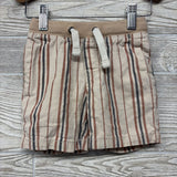Pull On Drawstring Shorts Stripes 2T