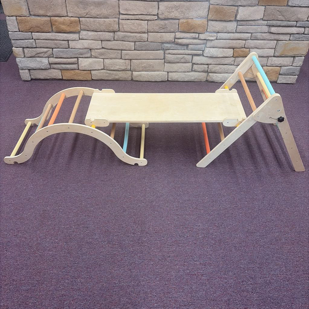 3 Pc Wood Climbing Set