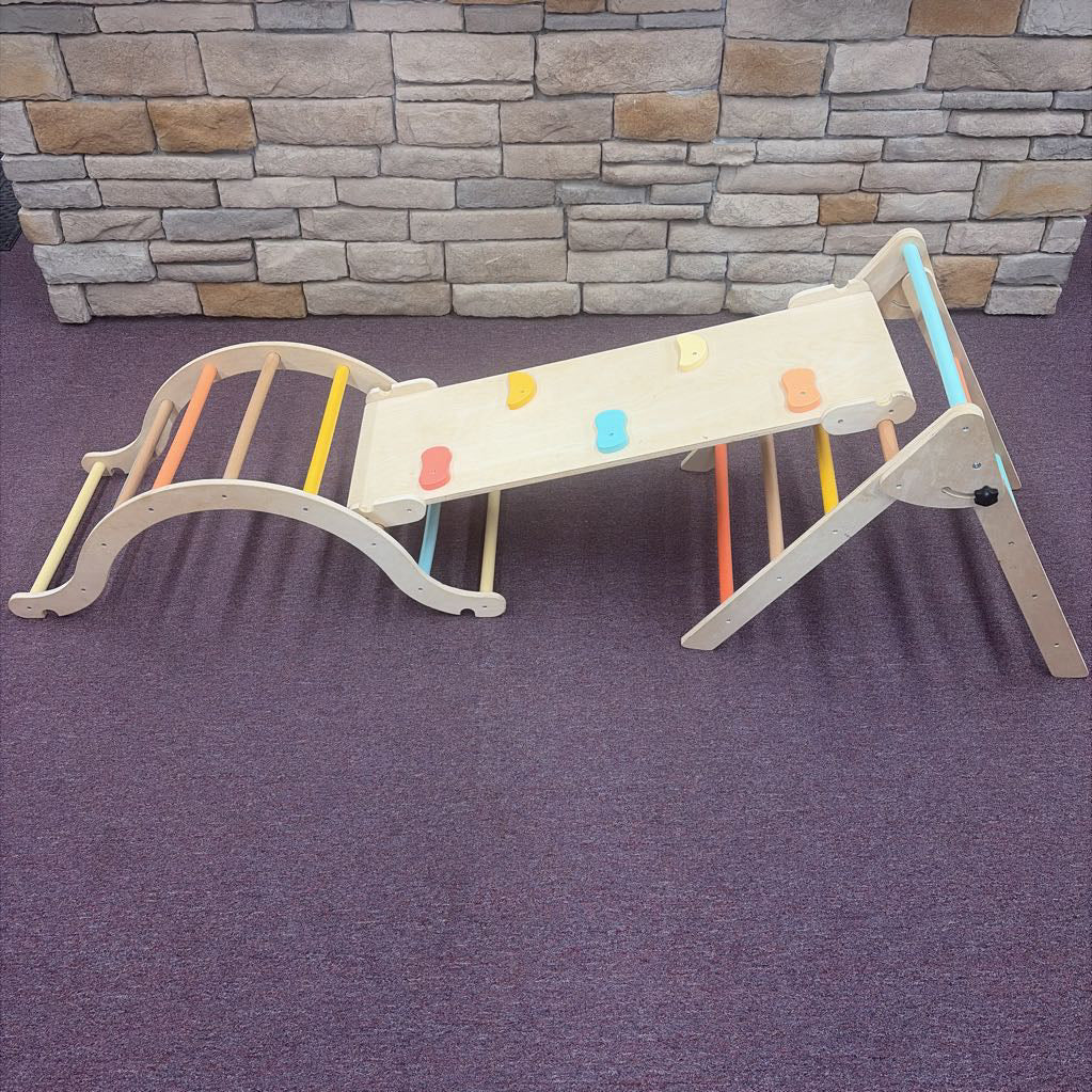 3 Pc Wood Climbing Set