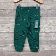 NEW French Terry Joggers Dinosaurs Skateboarding 18M