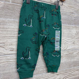 NEW French Terry Joggers Dinosaurs Skateboarding 6-9M