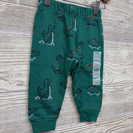 NEW French Terry Joggers Dinosaurs Skateboarding 6-9M