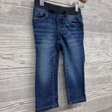 Pull On Drawstring Knit Jeans 18M