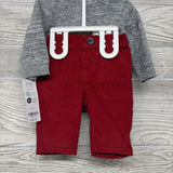 NEW Sweater Reindeer & Cord Pants NB
