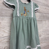 NEW Cap Sleeve Dress Embroidered Rabbit 3