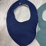 3 Pk Muslin Bibs