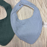 3 Pk Muslin Bibs