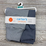 NEW 2 Pk Pants Stripes Solid 3M