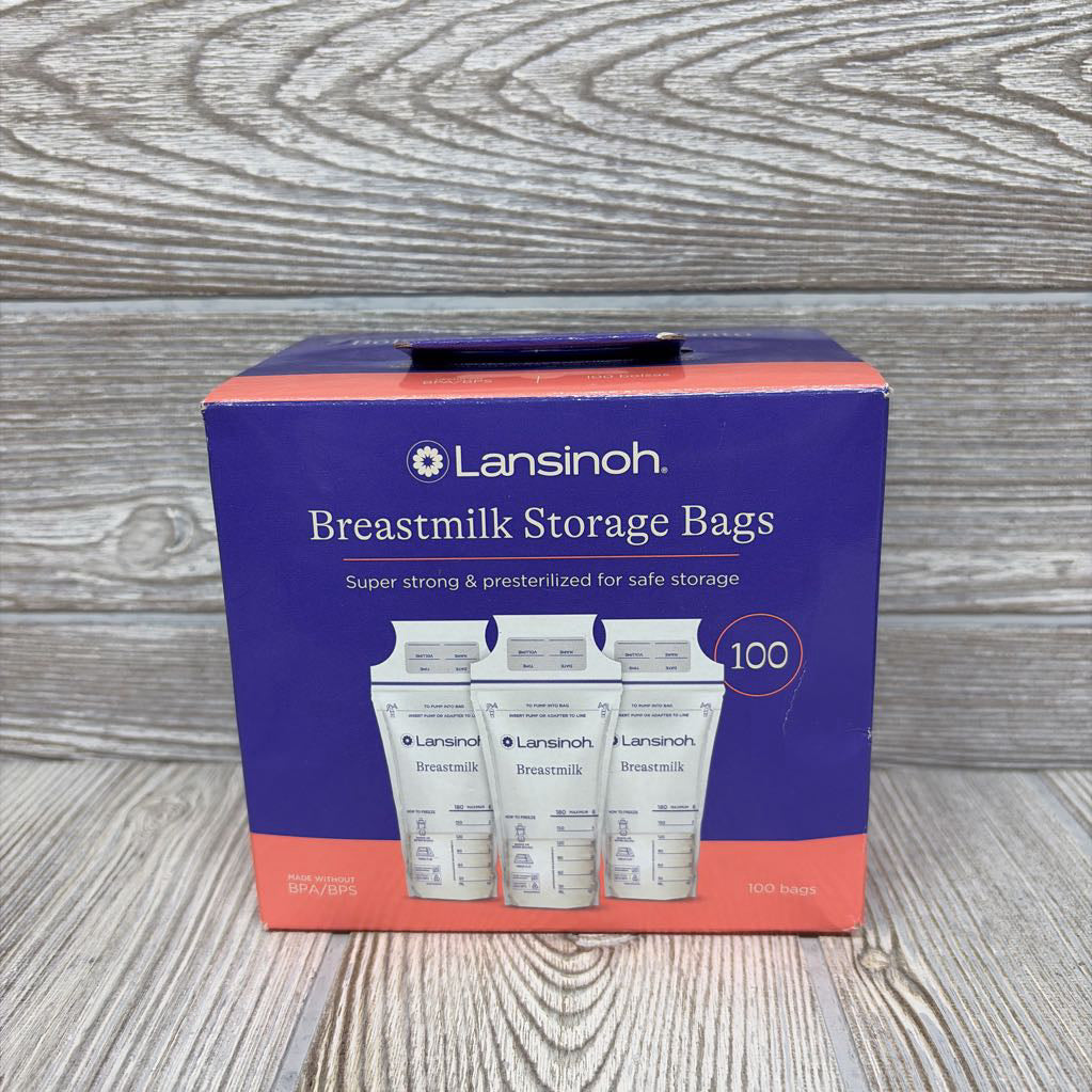 NEW 100 Pk Breastmilk Storage Bags