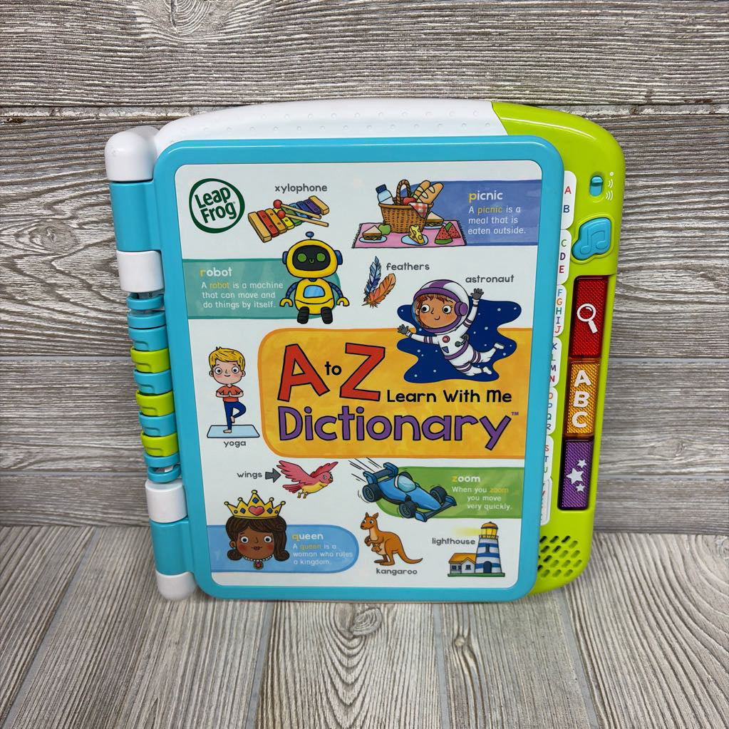 A-Z Learn With Me Dictionary Book
