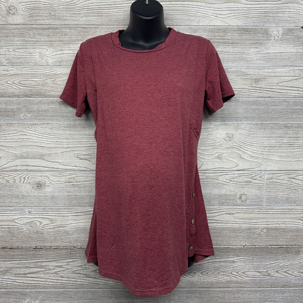 Nursing Shirt Side Buttons Medium