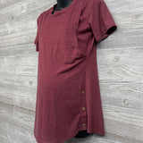 Nursing Shirt Side Buttons Medium