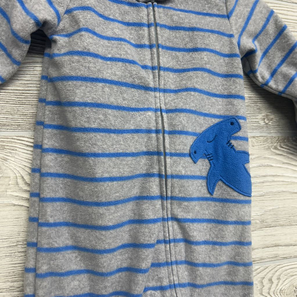 Blanket Sleeper Stripes Shark 6-9M