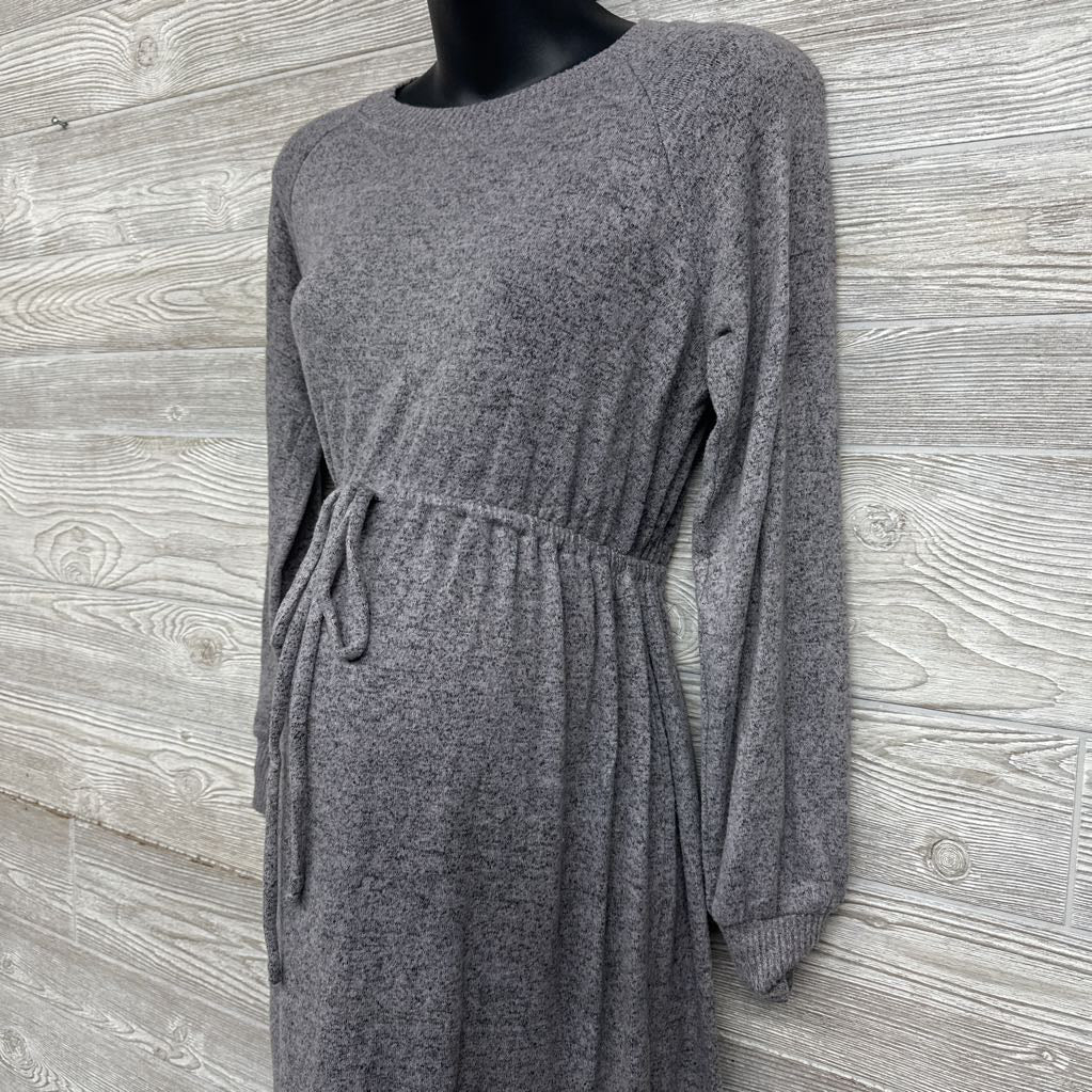 Sweater Midi Mock Neck Dress Small