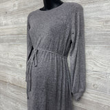 Sweater Midi Mock Neck Dress Small