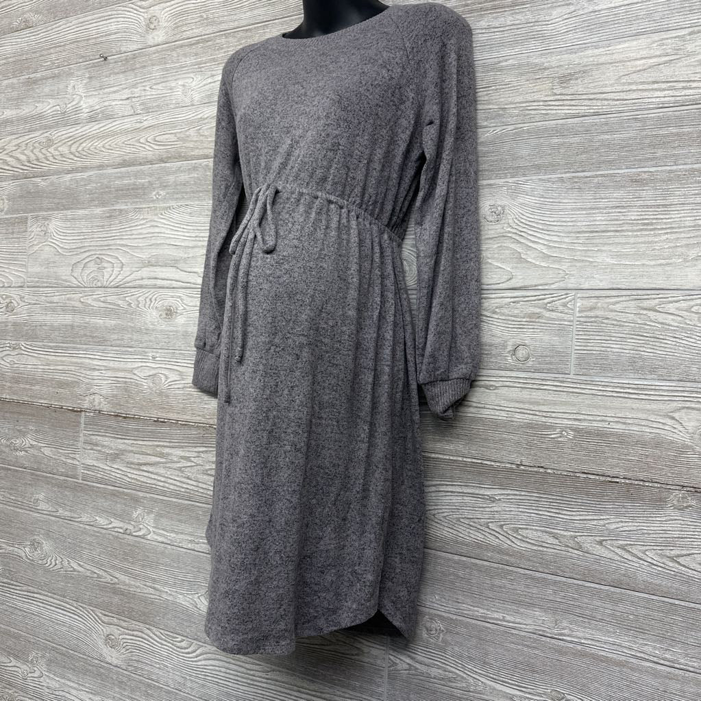 Sweater Midi Mock Neck Dress Small