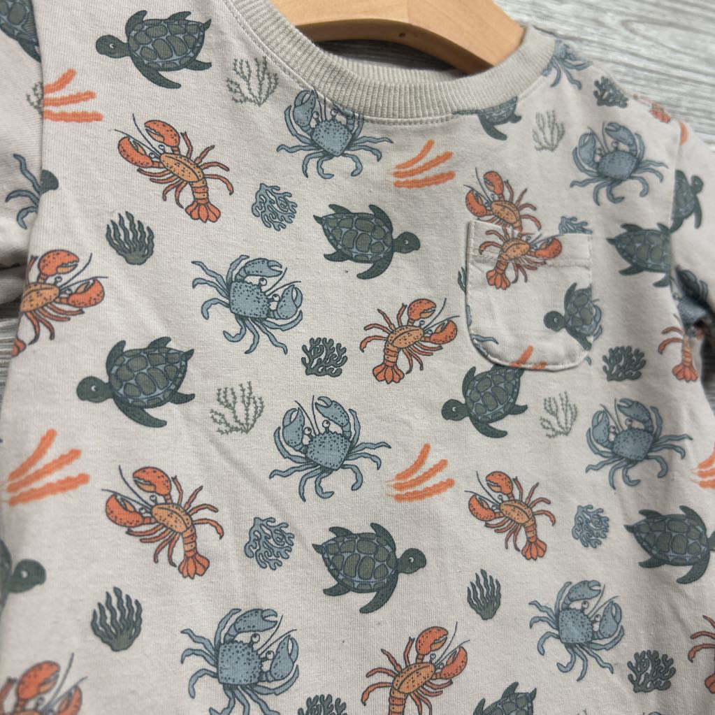 Shirt Chest Pocket Lobsters Crabs 6-9M