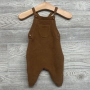 Sweater Knit Overalls Chest Pocket NB