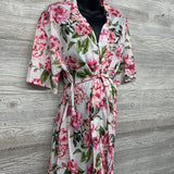 Maternity Robe Flowers O/S