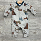 LS Henley Outfit Dogs 3M