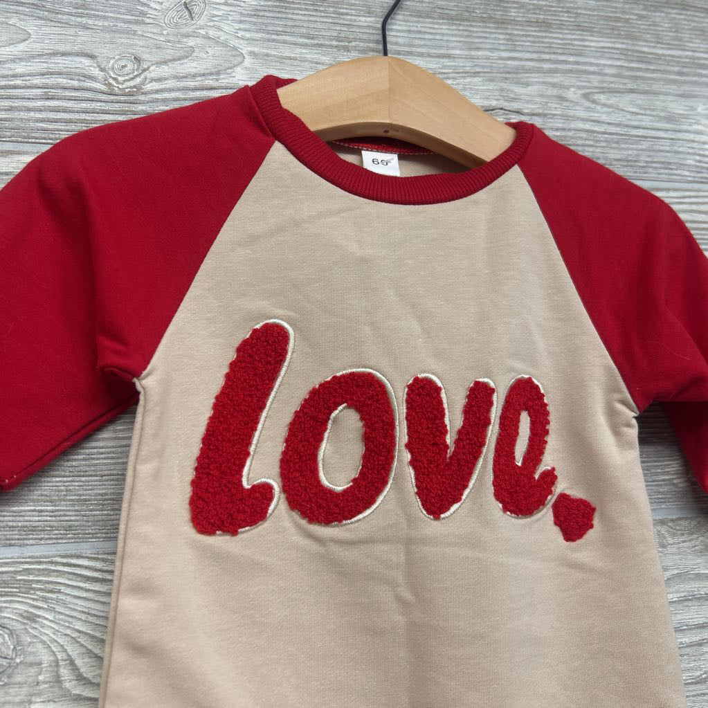 Nw/oT LS Outfit Love 0-3M