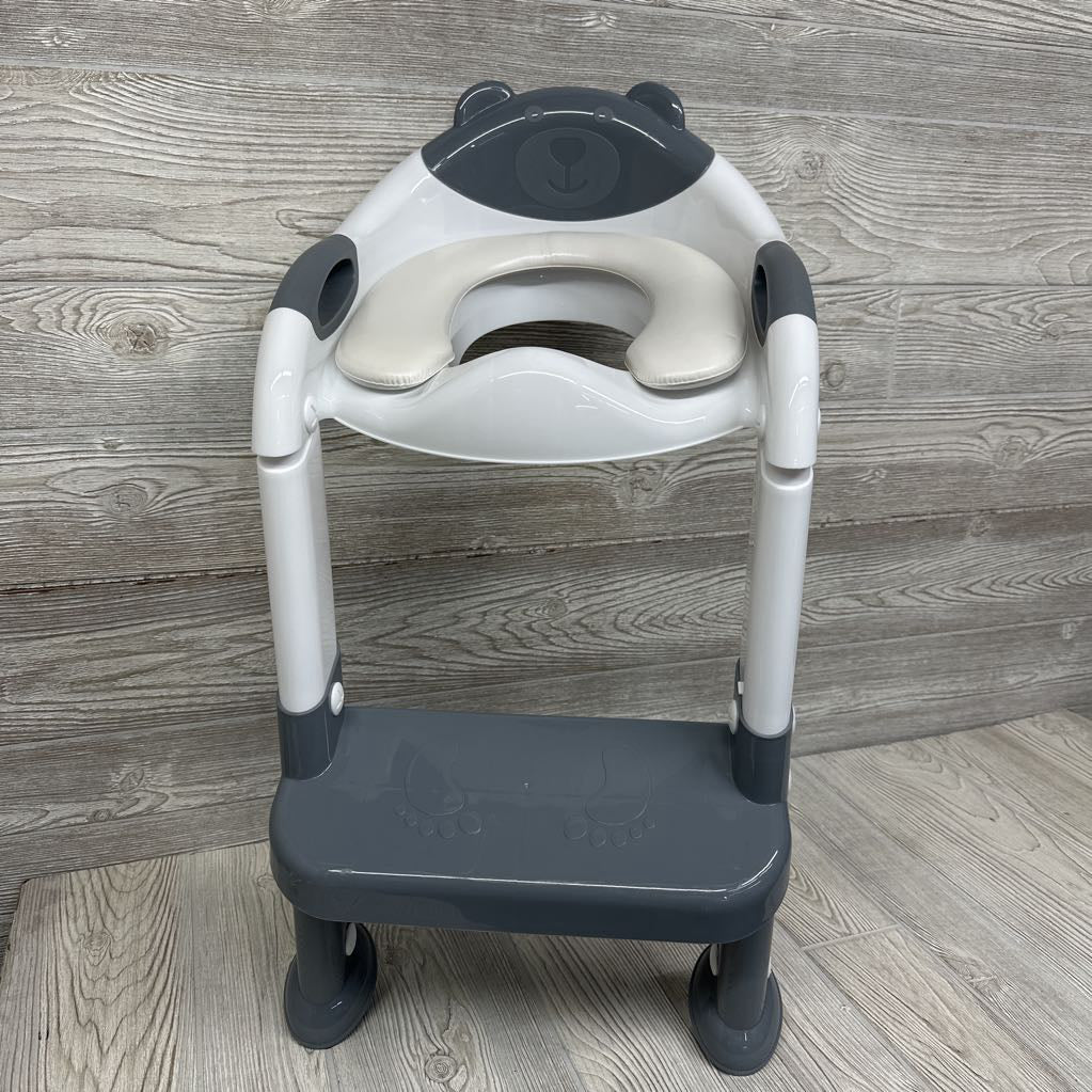 Bear Potty Training Seat W/ Step Stool Ladder