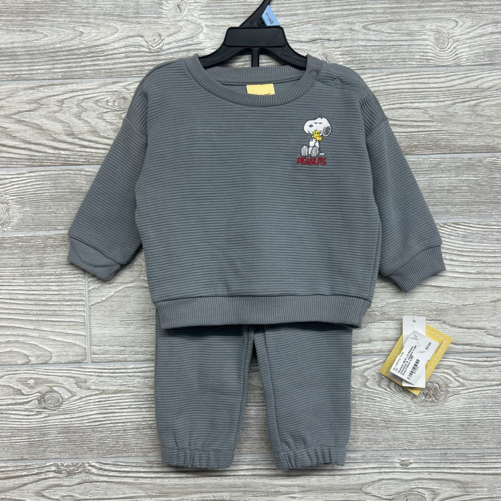 NEW LS Ribbed Crewneck & Joggers 3-6M