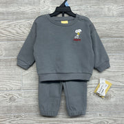 NEW LS Ribbed Crewneck & Joggers 3-6M