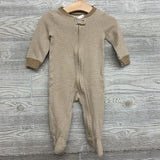 Waffle Knit Sleeper Stripes 9M