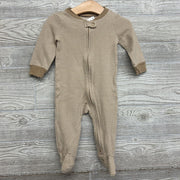 Waffle Knit Sleeper Stripes 9M