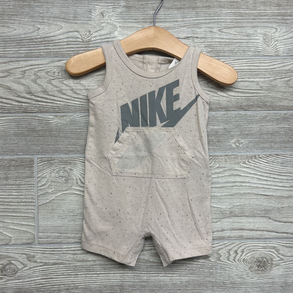 Tank Shorty Romper Speckles Kangaroo Pocket 3M