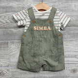 Shortalls Simba & Shirt Stripes 0-3M