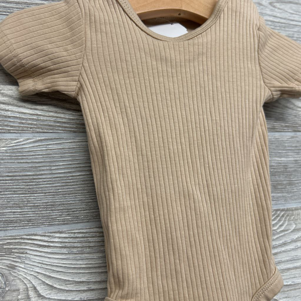 Organic Ribbed Bodysuit 6M