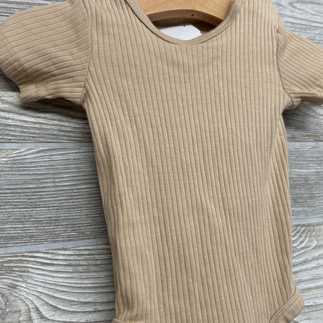 Organic Ribbed Bodysuit 6M