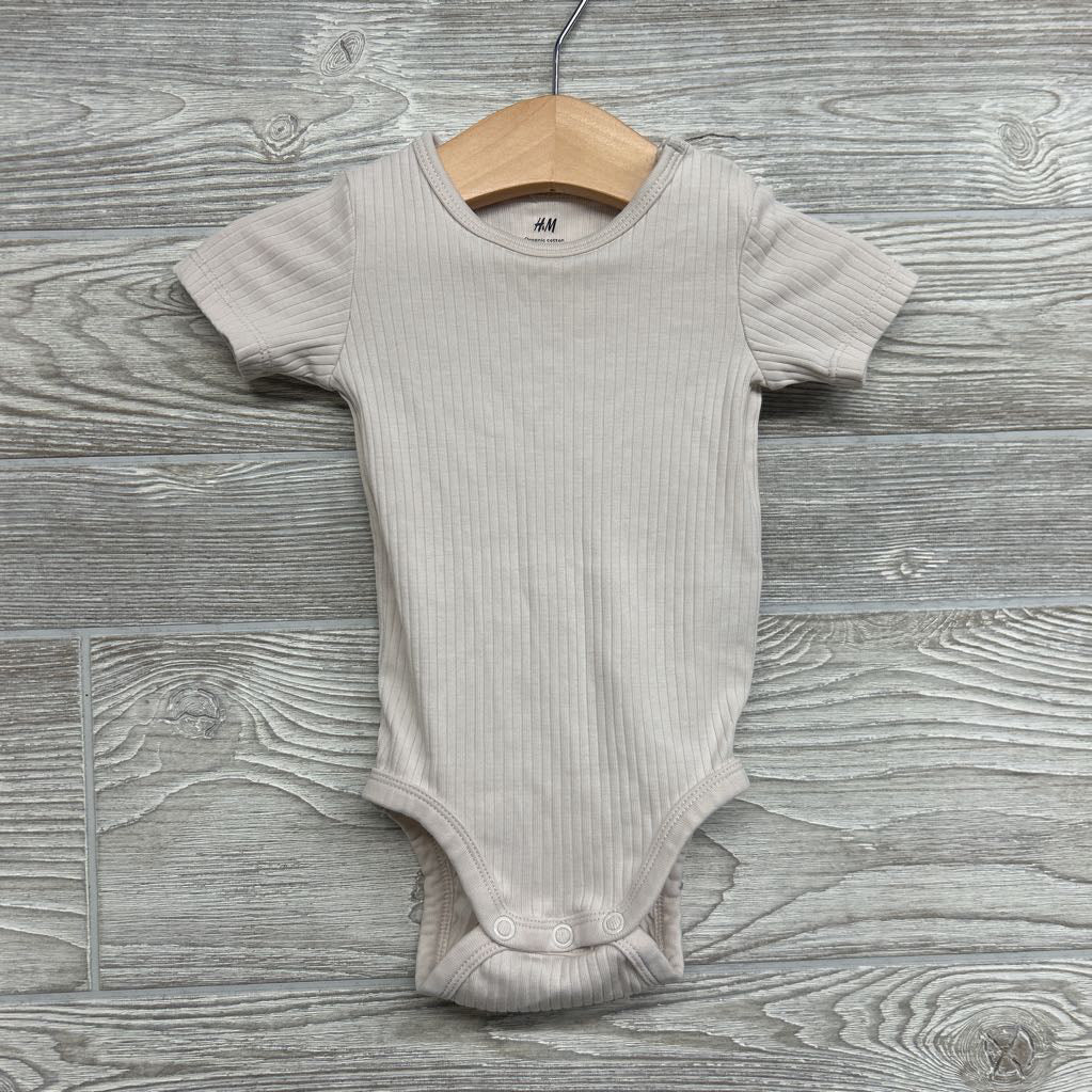 Organic Ribbed Bodysuit 6M