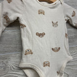 LS Organic Bodysuit Cats Mice 3M