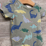 Organic Bodysuit Dinosaurs 6M