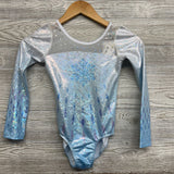 NEW LS Shimmer Leotard Snowflake 8