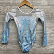 NEW LS Shimmer Leotard Snowflake 8