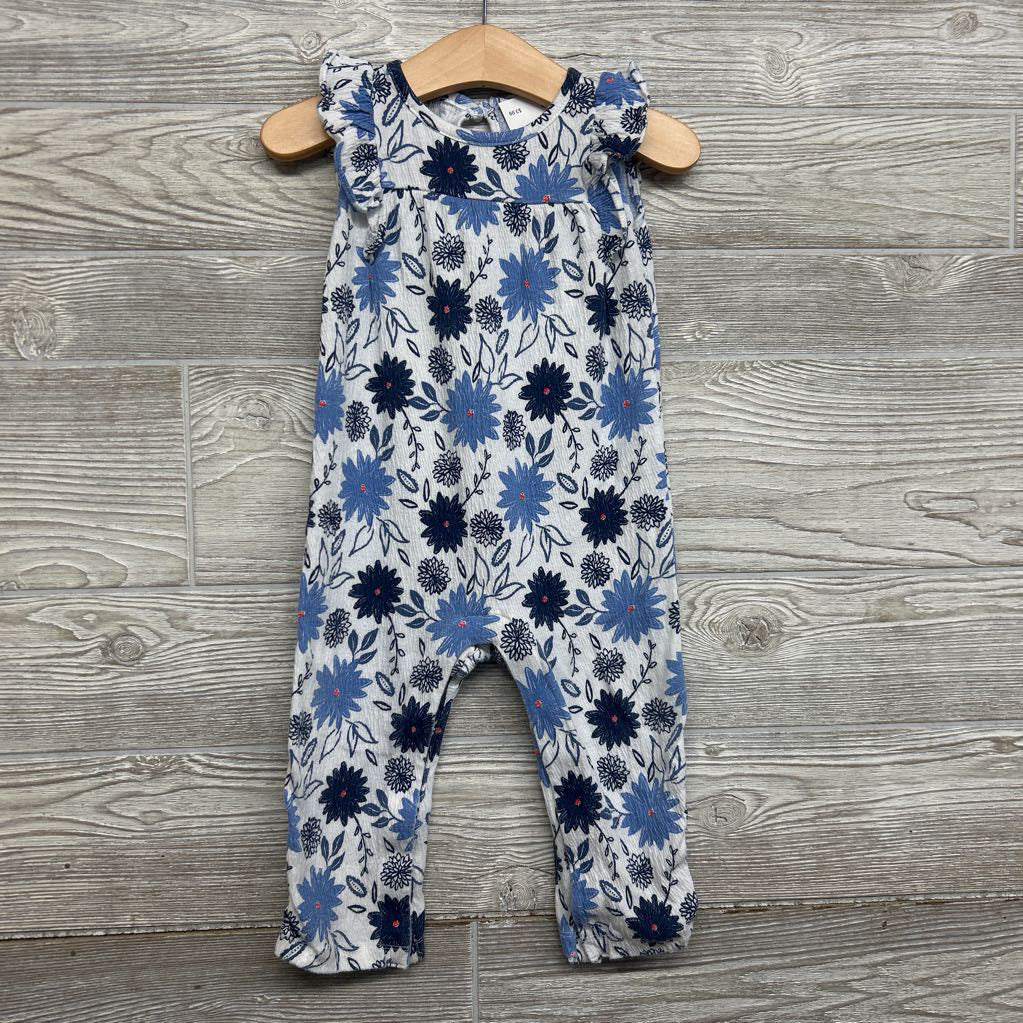 Flutter Sleeve Jumpsuit Flowers 18M