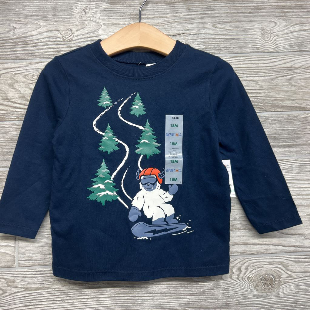 NEW LS Shirt Yetti Snowboarding 18M
