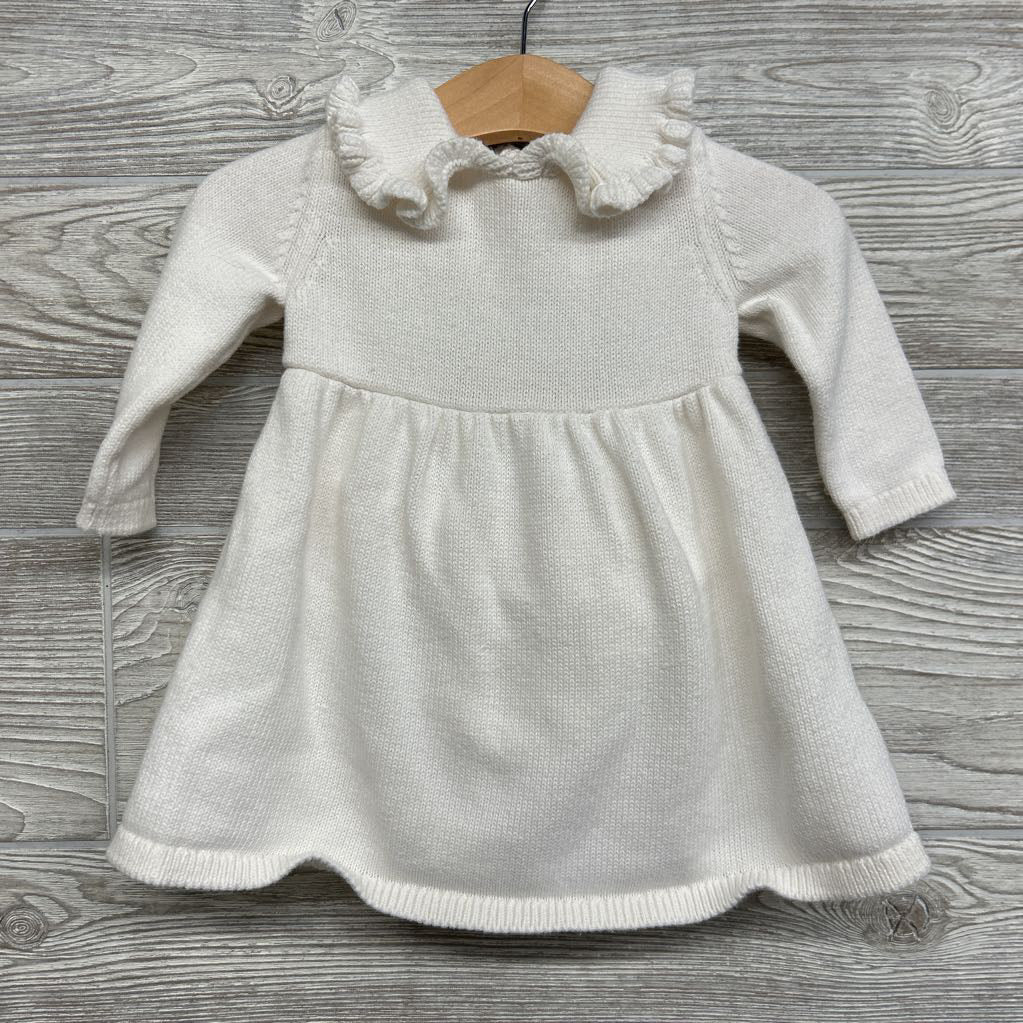 Sweater Dress Ruffles 6M