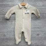 Organic Snap Up Quilted Outfit Animals 3-6M