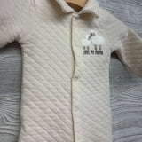 Organic Snap Up Quilted Outfit Animals 3-6M