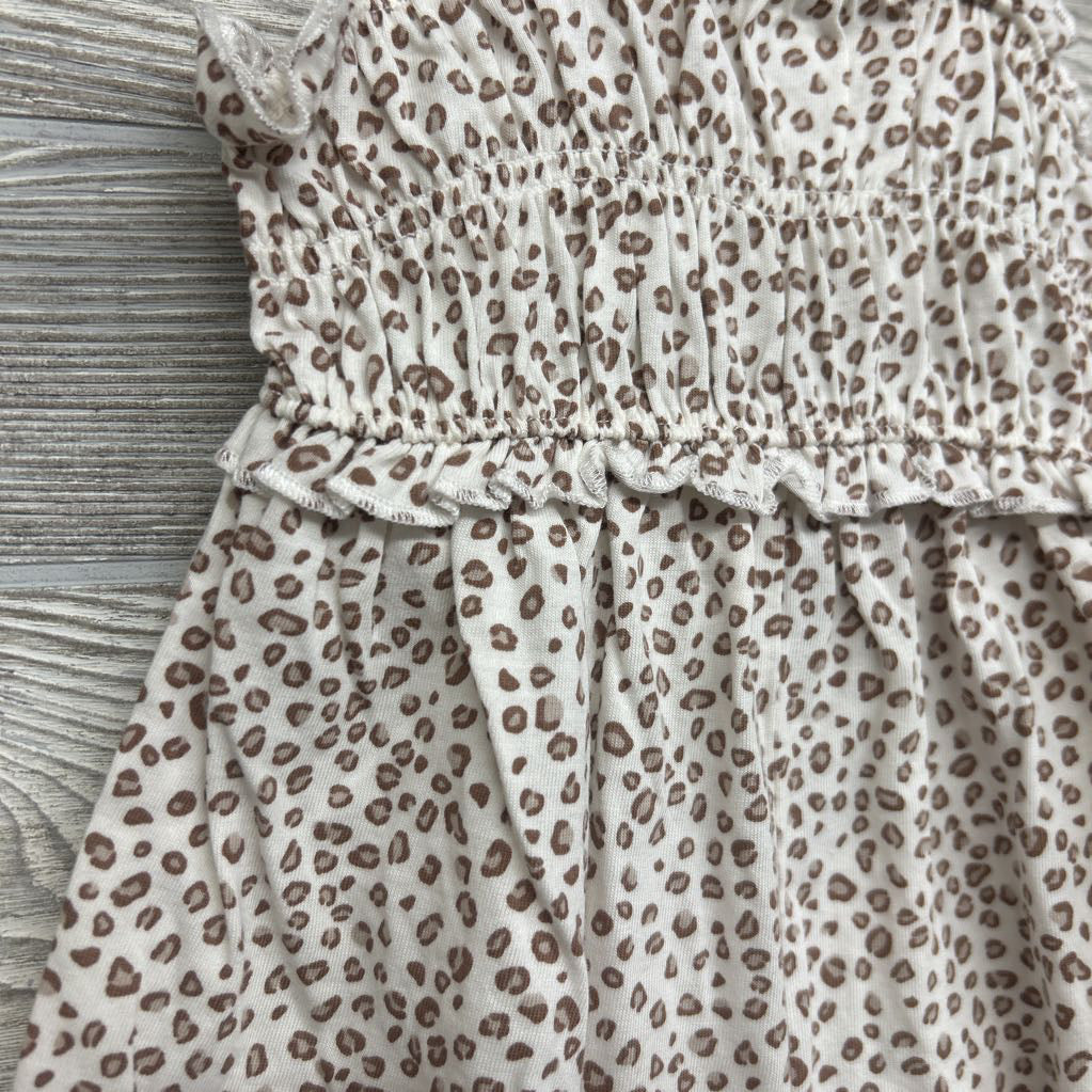 NEW Smocked Romper Animal Print 12M