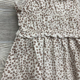 NEW Smocked Romper Animal Print 12M