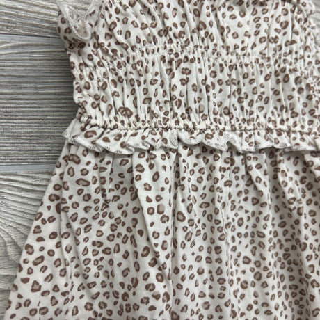 NEW Smocked Romper Animal Print 12M